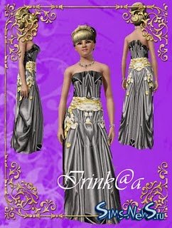 Dress with flowers by Irink@a