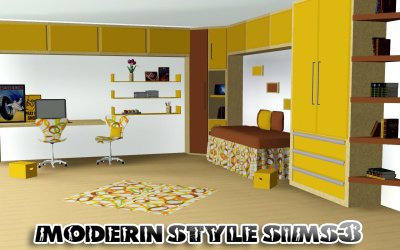 Комната для подростка  для Sims 3