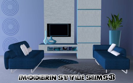 Гостиная "Eva"  для Sims 3
