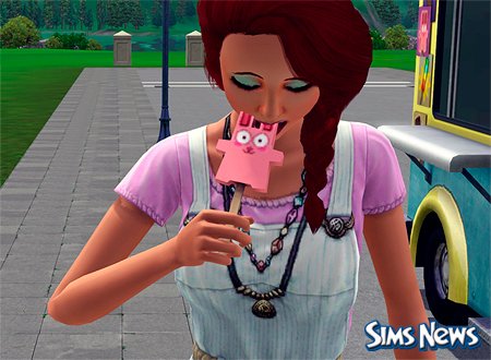 Фургончик с мороженым в The Sims 3 Питомцы
