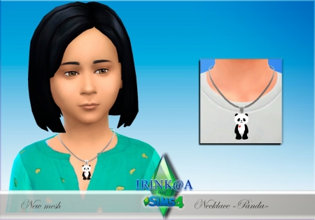 Ожерелье "Panda" для детей Sims 4