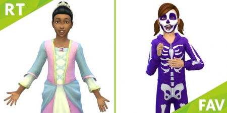 Костюмы  The Sims 4 жуткие вещи. Какой больше нравится?