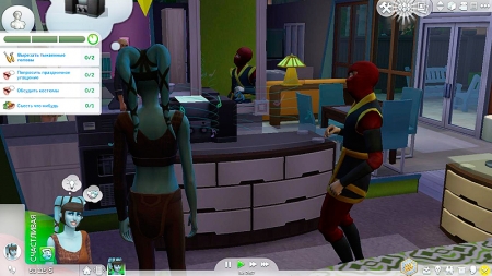 Жуткая вечеринка в «The Sims 4 Жуткие вещи»