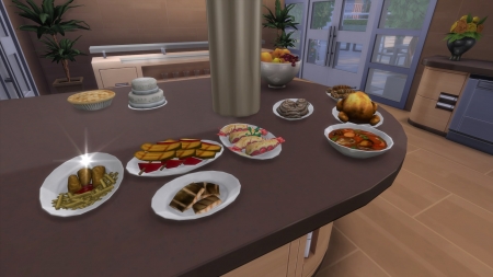 Званый ужин в Sims 4