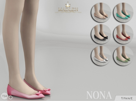 Madlen Nona Shoes. Кожаные балетки для симок