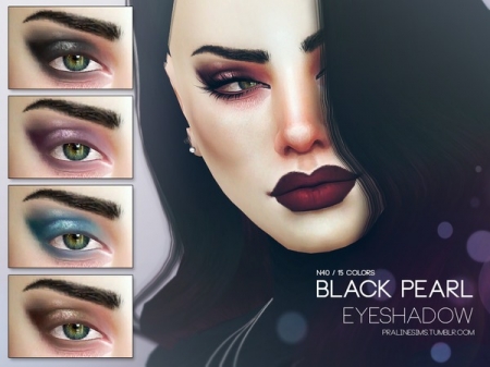 Black Pearl Eyeshadow N40. Тени для век для симок