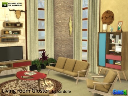 kardofe_Living room Gloster. Сет для гостиной комнаты