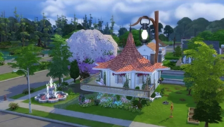 The Sims 4 Дом феи/The Sims 4 House fairies. Видео