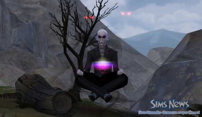 Темная медитация вампира в Симс 4 Вампиры