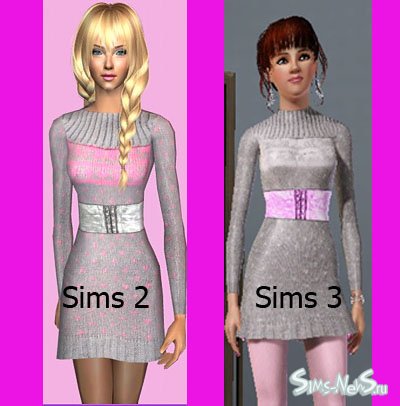 Женская, мужская и детская одежда для The Sims 2