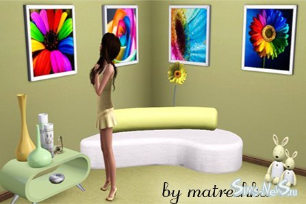 Картина "Цветы радуги" от matreshka