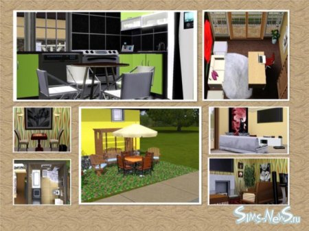 Дом для sims 3 (авторская, заказ)