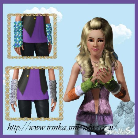 Af accessory gloves- аксессуар для Sims 3