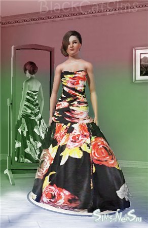 Платье для Sims 3 Eva Mendes