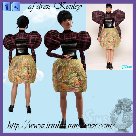 Платье "Странность" для Sims 3