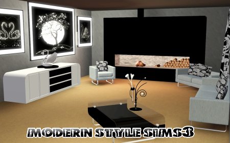 Гостиная "Harmony" (Newmesh)  для Sims 3