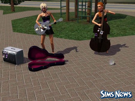 Обзор музыкальных инструментов Sims 3 В сумерках