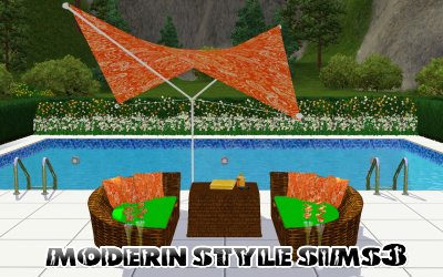 Сет для бассейна  для Sims 3