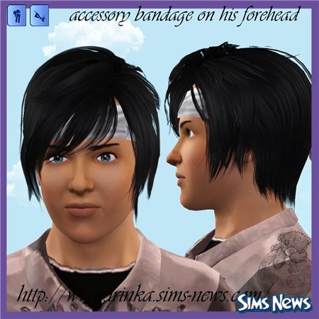 Повязка на лоб для Sims 3