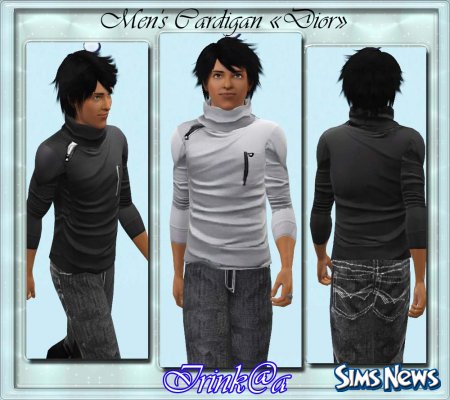 Мужская кофта для Sims 3