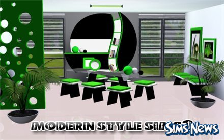Столовая Aple (Newmesh) для Sims 3