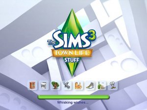Экран загрузки The Sims 3 Городская Жизнь