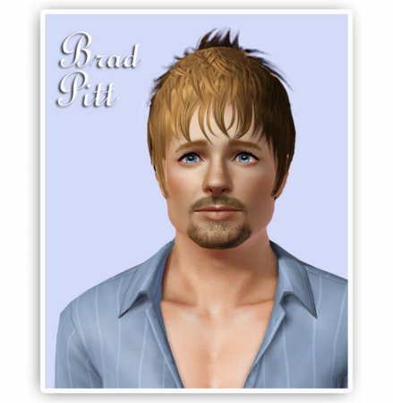 Брэд Питт (Brad Pitt) для Sims 3