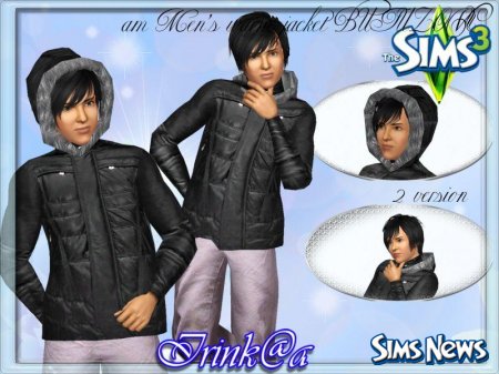 2 варианта мужской куртки для Sims 3