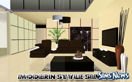 Гостиная Glory (Newmesh)  для Sims3