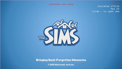 Версия экрана загрузки The Sims 4, созданная фанатами игры