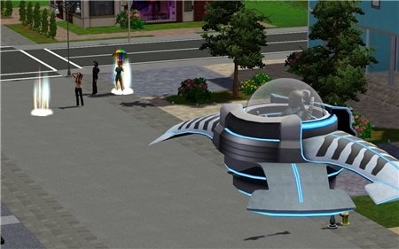 Инопланетянин - необычный персонаж в The Sims 3 Времена года