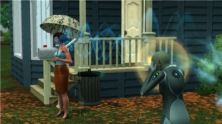 Инопланетянин - необычный персонаж в The Sims 3 Времена года