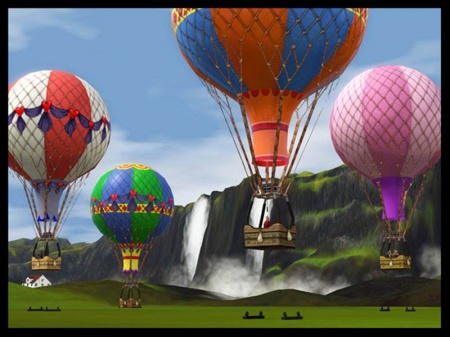 Воздушные шары и Аврора Скайс