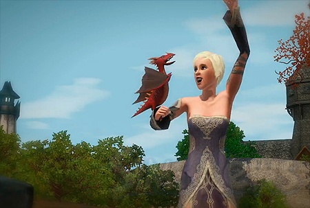 Город для The Sims 3 - Долина драконов (Драгон Вэлли)