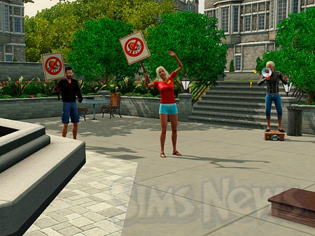 Навык стрит-арт в The Sims 3 Студенческая жизнь