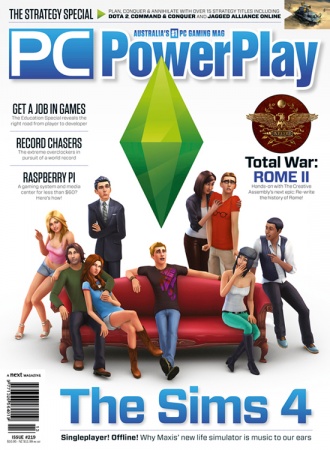 The Sims 4 на обложке  журнала PC PowerPlay