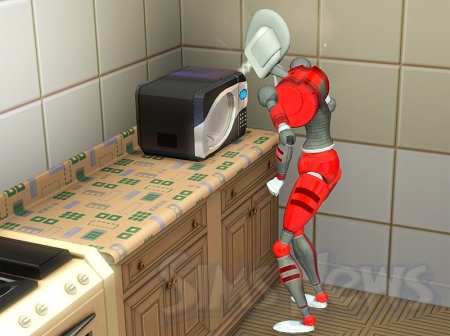 Плюмбот в The Sims 3