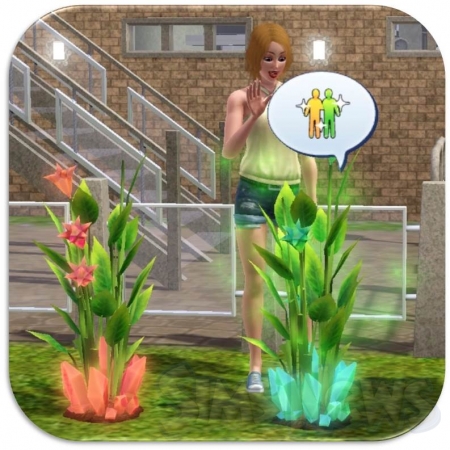 Хрустальное растение в The Sims 3 Вперёд в будущее
