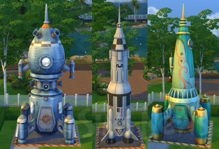 Навык ракетостроения в Sims 4
