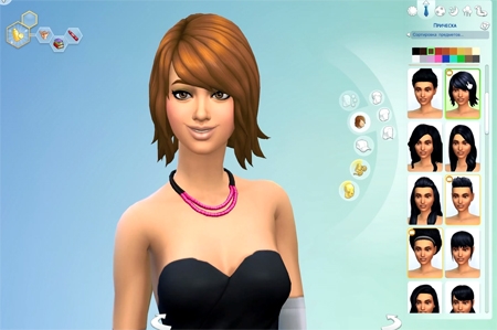Женские прически и  макияж в The Sims 4 На  работу. Видео