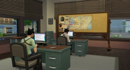 Карьерные локации в Sims 4 На работу