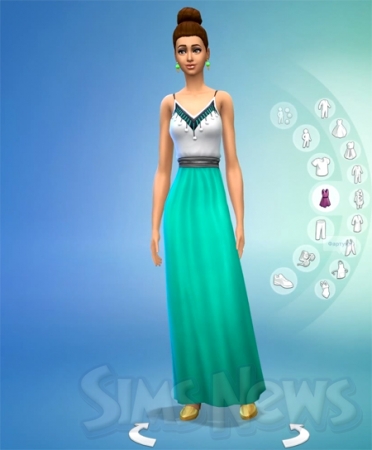 Женская одежда в The Sims 4 На работу. Видео