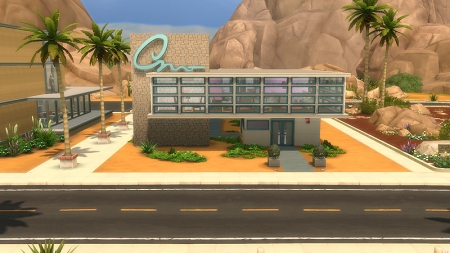 Общественные участки города Оазис Спрингс в The Sims 4