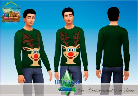 Набор одежды "Christmas and New Year" для Sims 4