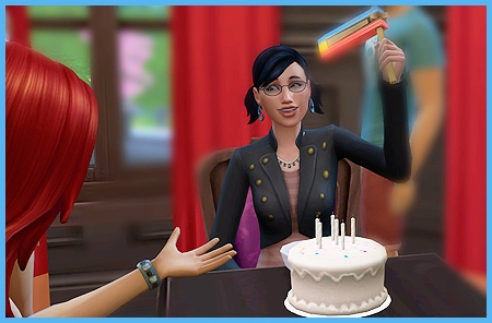 Вечеринка в честь дня рождения в The Sims 4