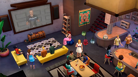 Каталог The Sims  4 Домашний кинотеатр