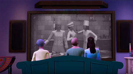 Каталог The Sims  4 Домашний кинотеатр