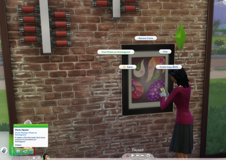 Симстаграмм в The Sims 4 "В ресторане"
