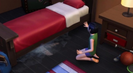 Монстры под кроватью в The Sims 4