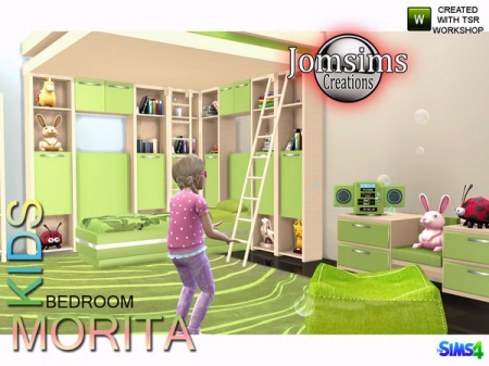 Сет мебели и декора для детской комнаты  в  Sims 4 от jomsims